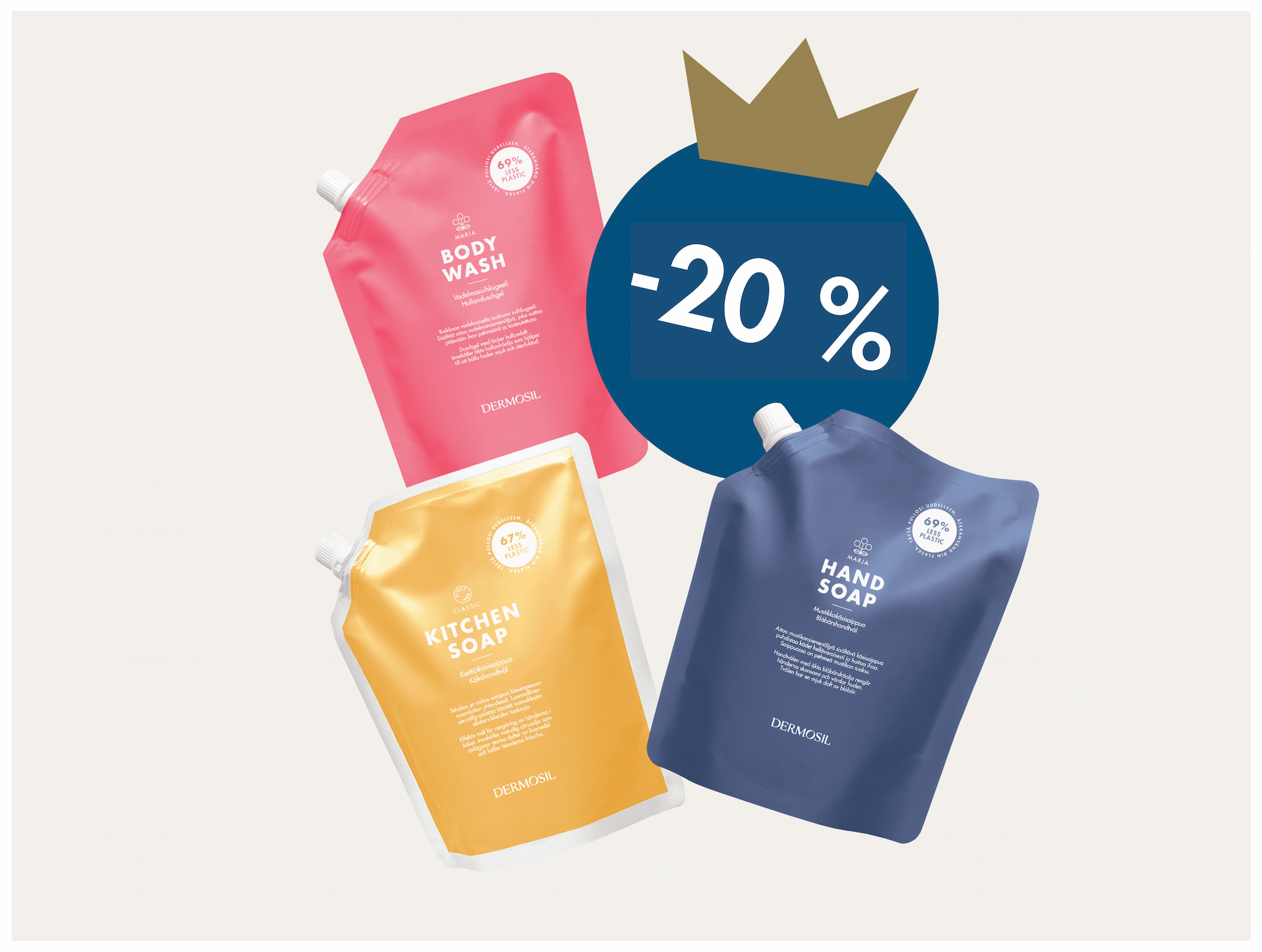 Refill‑seriens produkter -20 %