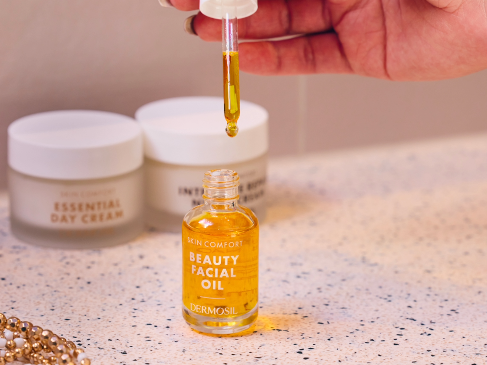 Ansiktsolja för torr hud