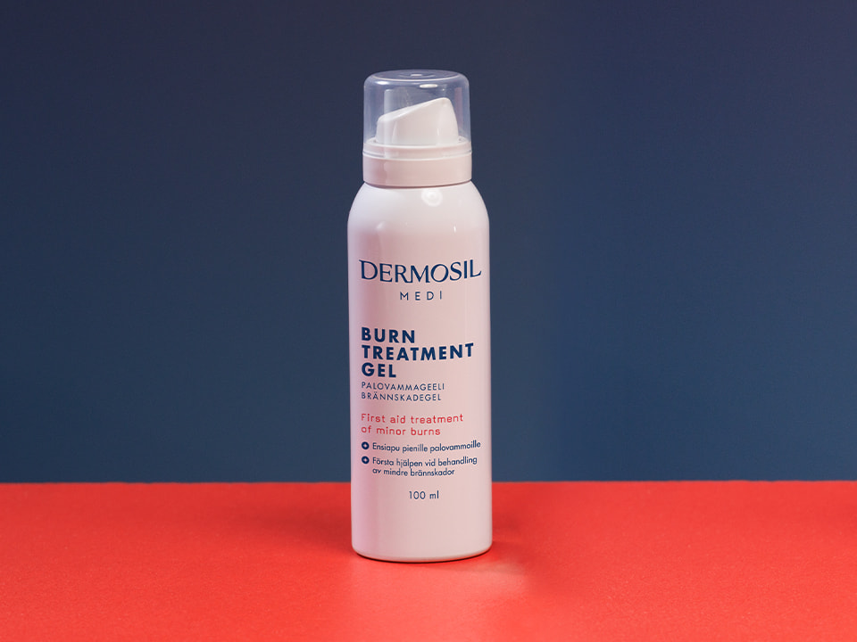 Brännskadegel lugnar huden och lindrar smärta