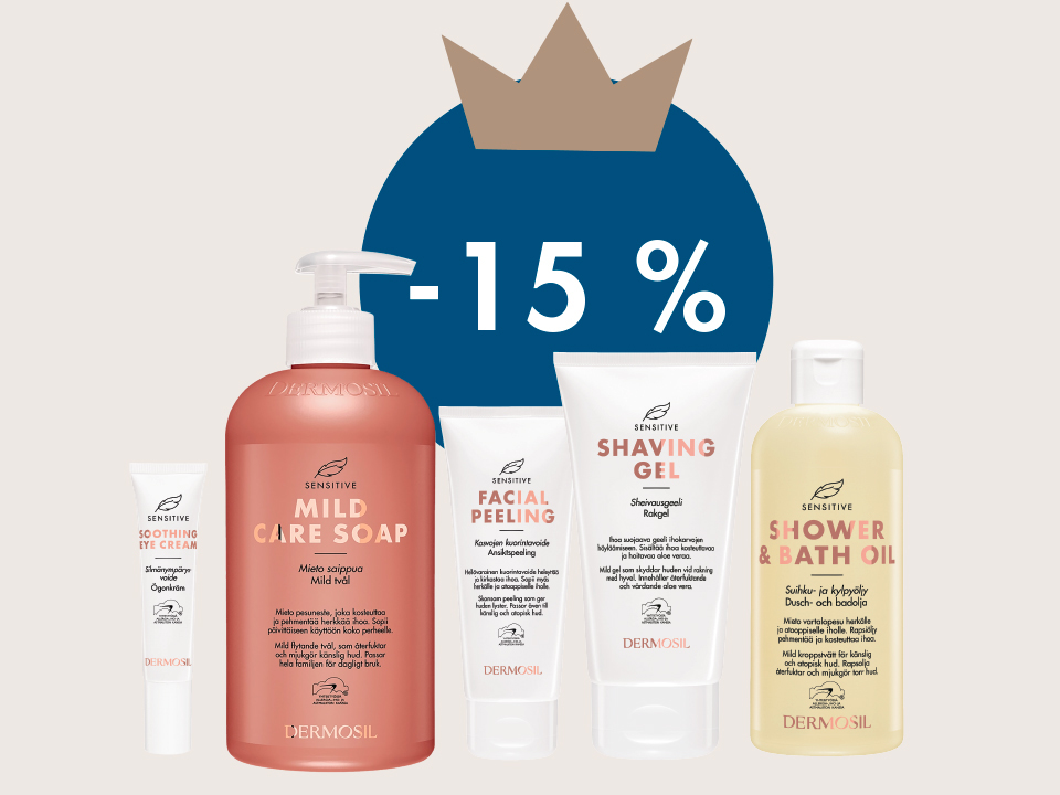 Sensitive-serien - 15 %