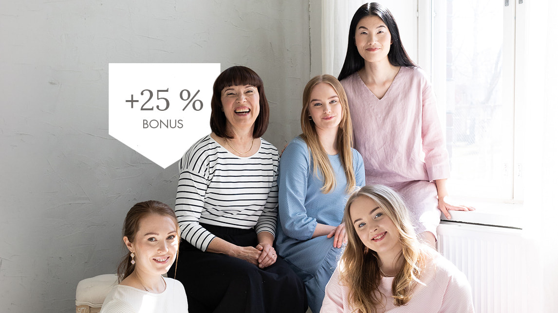 + 25 % mera bonus för klubbmedlemmar